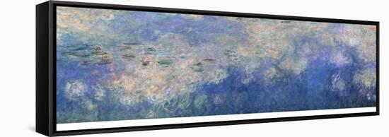 The Waterlilies, the Clouds (Central Section) 1915-26-Claude Monet-Framed Stretched Canvas