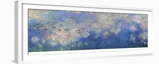 The Waterlilies, the Clouds (Central Section) 1915-26-Claude Monet-Framed Giclee Print