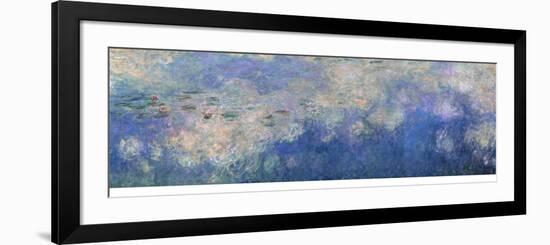 The Waterlilies, the Clouds (Central Section) 1915-26-Claude Monet-Framed Giclee Print