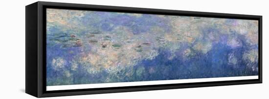 The Waterlilies, the Clouds (Central Section) 1915-26-Claude Monet-Framed Stretched Canvas