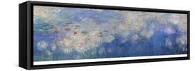 The Waterlilies, the Clouds (Central Section) 1915-26-Claude Monet-Framed Stretched Canvas