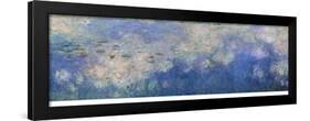 The Waterlilies, the Clouds (Central Section) 1915-26-Claude Monet-Framed Premium Giclee Print