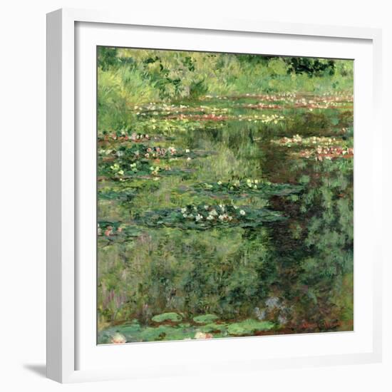 The Waterlily Pond, 1904-Claude Monet-Framed Giclee Print