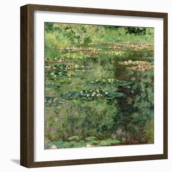 The Waterlily Pond, 1904-Claude Monet-Framed Giclee Print