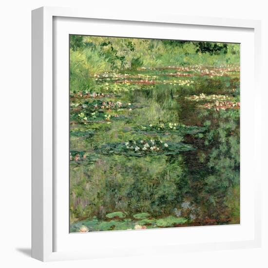 The Waterlily Pond, 1904-Claude Monet-Framed Giclee Print