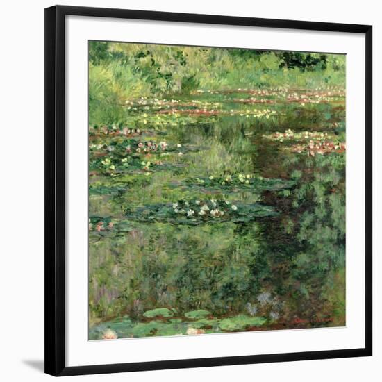 The Waterlily Pond, 1904-Claude Monet-Framed Giclee Print