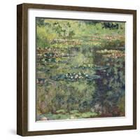 The Waterlily Pond, 1904-Claude Monet-Framed Giclee Print