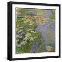 The Waterlily Pond, 1917-19-Claude Monet-Framed Giclee Print