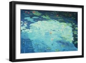 The Waterlily Pond, 1994-David Alan Redpath Michie-Framed Giclee Print