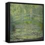 The Waterlily Pond and the Japanese Bridge-Claude Monet-Framed Stretched Canvas