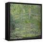 The Waterlily Pond and the Japanese Bridge-Claude Monet-Framed Stretched Canvas