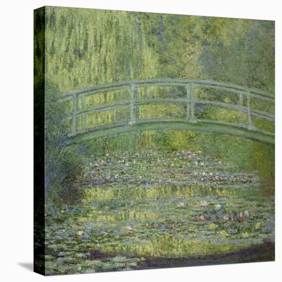 The Waterlily Pond and the Japanese Bridge-Claude Monet-Stretched Canvas