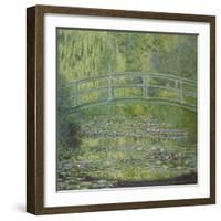 The Waterlily Pond and the Japanese Bridge-Claude Monet-Framed Giclee Print