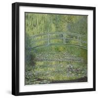 The Waterlily Pond and the Japanese Bridge-Claude Monet-Framed Giclee Print