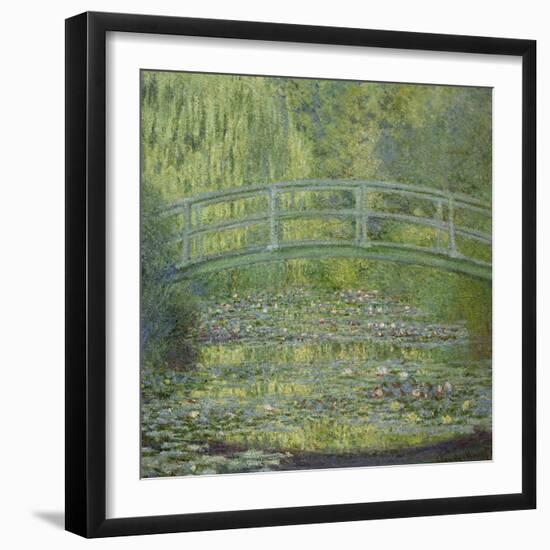 The Waterlily Pond and the Japanese Bridge-Claude Monet-Framed Giclee Print