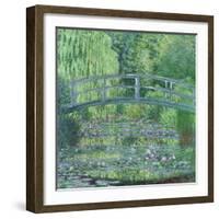 The Waterlily Pond: Green Harmony, 1899-Claude Monet-Framed Giclee Print