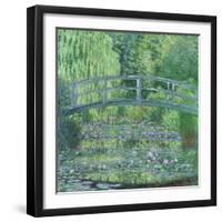 The Waterlily Pond: Green Harmony, 1899-Claude Monet-Framed Giclee Print