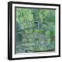 The Waterlily Pond: Green Harmony, 1899-Claude Monet-Framed Premium Giclee Print