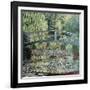 The Waterlily Pond: Green Harmony, 1899-Claude Monet-Framed Giclee Print