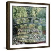 The Waterlily Pond: Green Harmony, 1899-Claude Monet-Framed Giclee Print