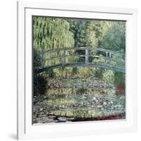 The Waterlily Pond: Green Harmony, 1899-Claude Monet-Framed Giclee Print