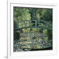 The Waterlily Pond: Green Harmony-Claude Monet-Framed Art Print