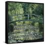 The Waterlily Pond: Green Harmony-Claude Monet-Framed Stretched Canvas