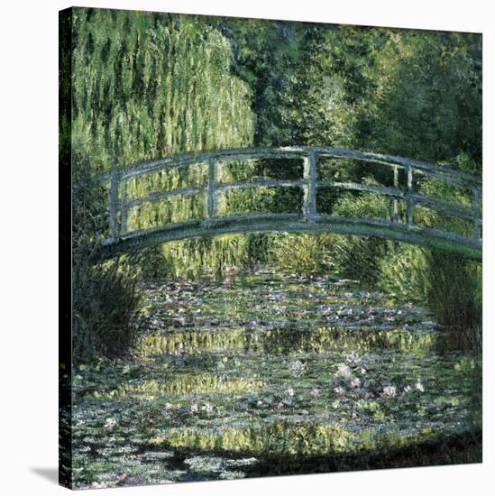 The Waterlily Pond: Green Harmony-Claude Monet-Stretched Canvas