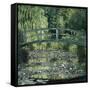 The Waterlily Pond: Green Harmony-Claude Monet-Framed Stretched Canvas