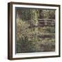 The Waterlily Pond, Harmony in Pink, 1900-Claude Monet-Framed Giclee Print