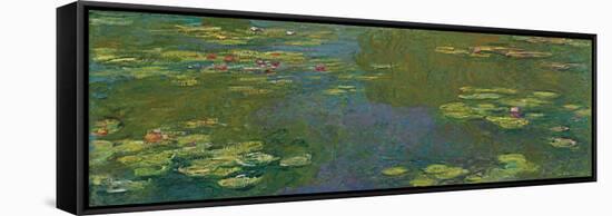 The Waterlily Pond; Le Bassin Aux Nympheas, 1919 (Oil on Canvas)-Claude Monet-Framed Stretched Canvas