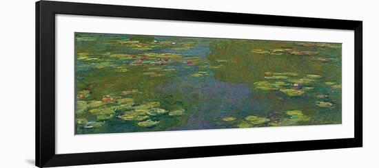 The Waterlily Pond; Le Bassin Aux Nympheas, 1919 (Oil on Canvas)-Claude Monet-Framed Giclee Print