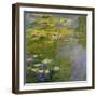 The Waterlily-Pond, (Le Bassin Aux Nymphéas), 1919-Claude Monet-Framed Giclee Print