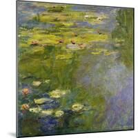 The Waterlily-Pond, (Le Bassin Aux Nymphéas), 1919-Claude Monet-Mounted Giclee Print