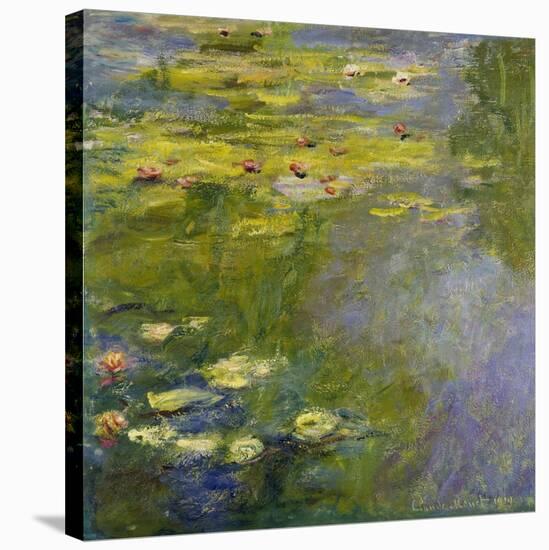 The Waterlily-Pond, (Le Bassin Aux Nymphéas), 1919-Claude Monet-Stretched Canvas