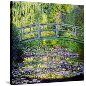 The Waterlily Pond with the Japanese Bridge, 1899-Claude Monet-Stretched Canvas