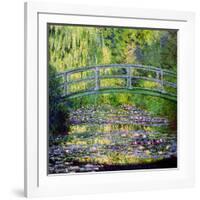 The Waterlily Pond with the Japanese Bridge, 1899-Claude Monet-Framed Giclee Print