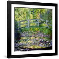 The Waterlily Pond with the Japanese Bridge, 1899-Claude Monet-Framed Giclee Print