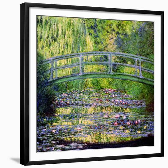 The Waterlily Pond with the Japanese Bridge, 1899-Claude Monet-Framed Giclee Print