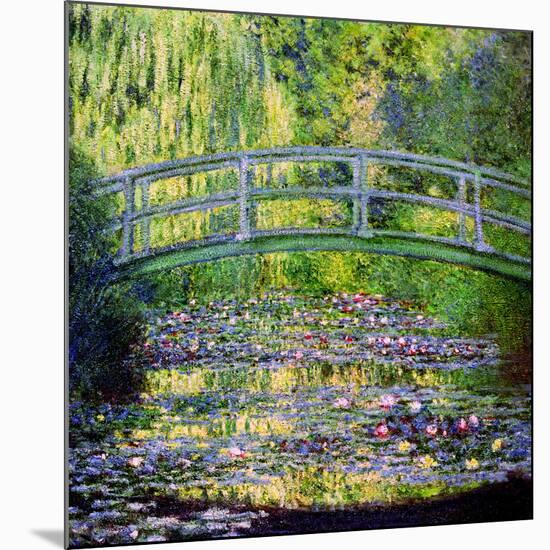 The Waterlily Pond with the Japanese Bridge, 1899-Claude Monet-Mounted Giclee Print