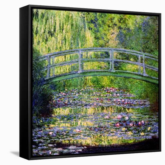 The Waterlily Pond with the Japanese Bridge, 1899-Claude Monet-Framed Stretched Canvas