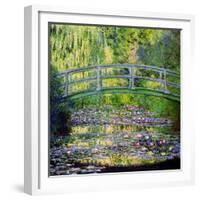 The Waterlily Pond with the Japanese Bridge, 1899-Claude Monet-Framed Giclee Print