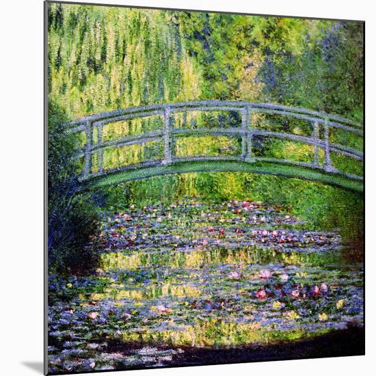 The Waterlily Pond with the Japanese Bridge, 1899-Claude Monet-Mounted Giclee Print