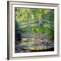 The Waterlily Pond with the Japanese Bridge, 1899-Claude Monet-Framed Giclee Print