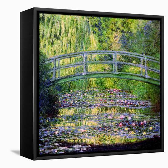 The Waterlily Pond with the Japanese Bridge, 1899-Claude Monet-Framed Stretched Canvas