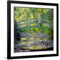 The Waterlily Pond with the Japanese Bridge, 1899-Claude Monet-Framed Giclee Print