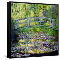 The Waterlily Pond with the Japanese Bridge, 1899-Claude Monet-Framed Stretched Canvas