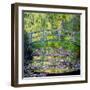 The Waterlily Pond with the Japanese Bridge, 1899-Claude Monet-Framed Premium Giclee Print