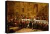 The Waterloo Banquet, 1836-John William Salter-Stretched Canvas