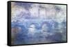 The Waterloo Bridge, Effect of Fog-Claude Monet-Framed Stretched Canvas